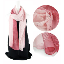 Fashion Silk emboidery Schal mit Pailletten
